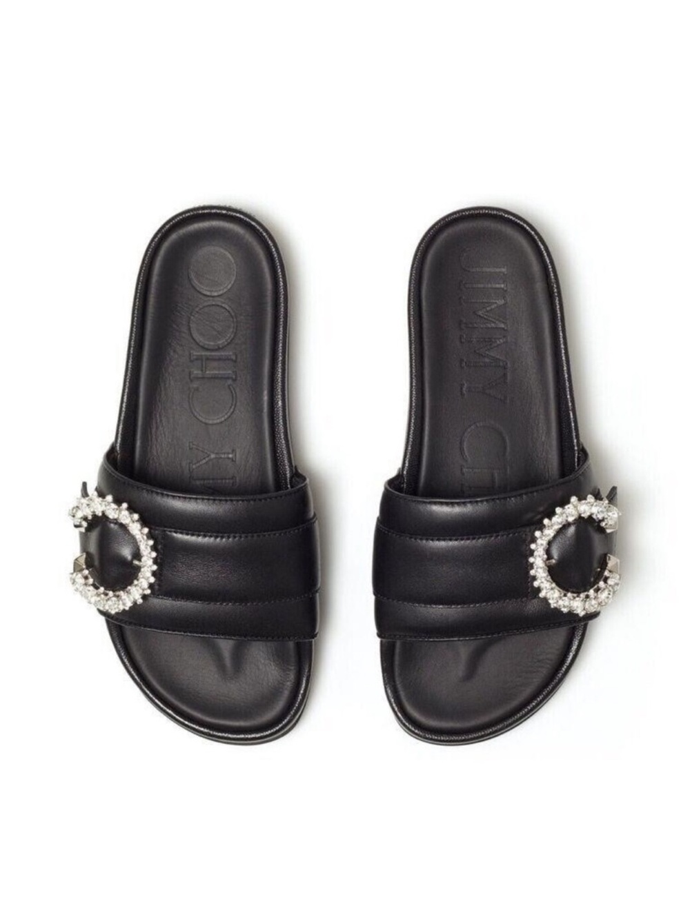 Jimmy Choo | Fallon Nappa Leather Slides